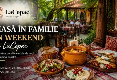 Masă în Familie în București LaCopac, Grădină și Gust Românesc