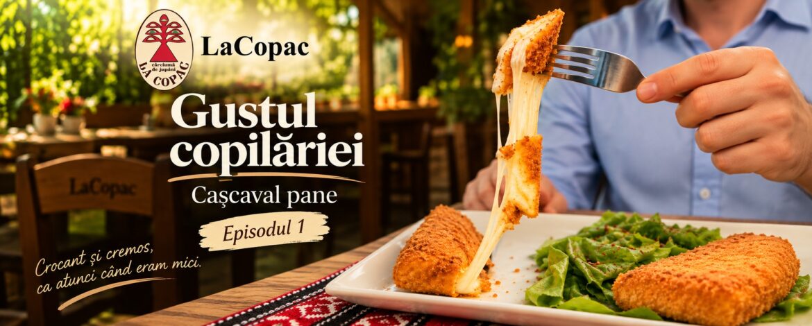 Gustul Copilăriei, Episodul 1_ cașcaval pane crocant și cremos la LaCopac 4