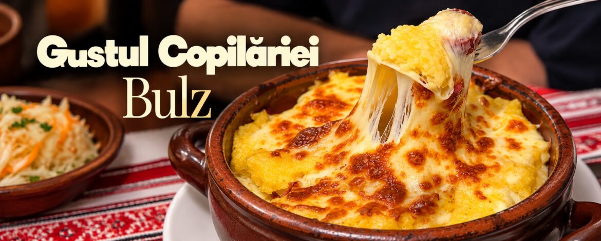 Gustul Copilariei_ bulz traditional, fierbinte si rumenit la LaCopac Bucuresti 2