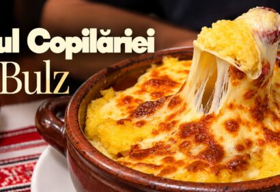 Gustul Copilariei_ bulz traditional, fierbinte si rumenit la LaCopac Bucuresti 2